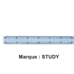 Règle plate 30 cm incassable study par MAPED