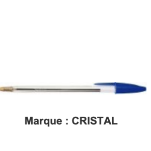 Stylo bille bleu pointe moyenne