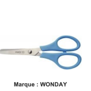 Ciseaux bouts ronds droitier 13 cm