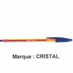 Stylo bleu pointe fine